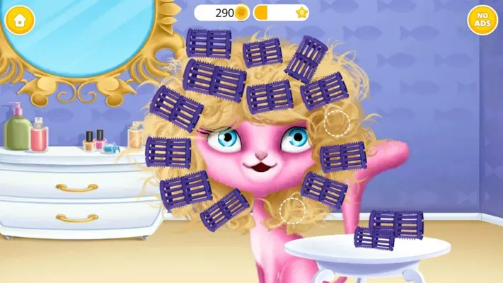 Cat Hair Salon Birthday Party android App screenshot 9