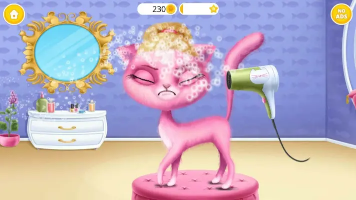 Cat Hair Salon Birthday Party android App screenshot 10