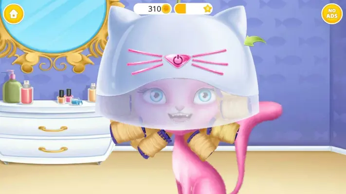 Cat Hair Salon Birthday Party android App screenshot 2