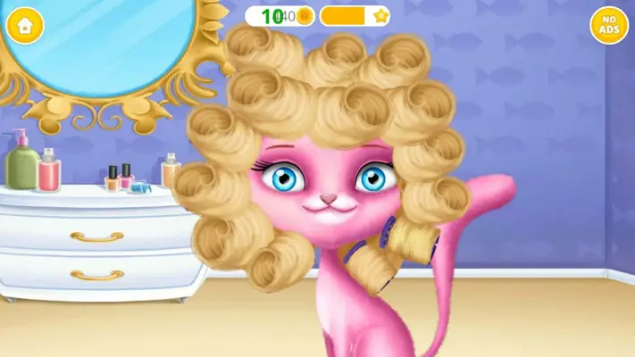 Cat Hair Salon Birthday Party android App screenshot 3