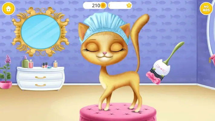 Cat Hair Salon Birthday Party android App screenshot 6