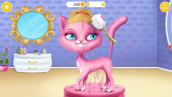 Cat Hair Salon Birthday Party android App screenshot 7